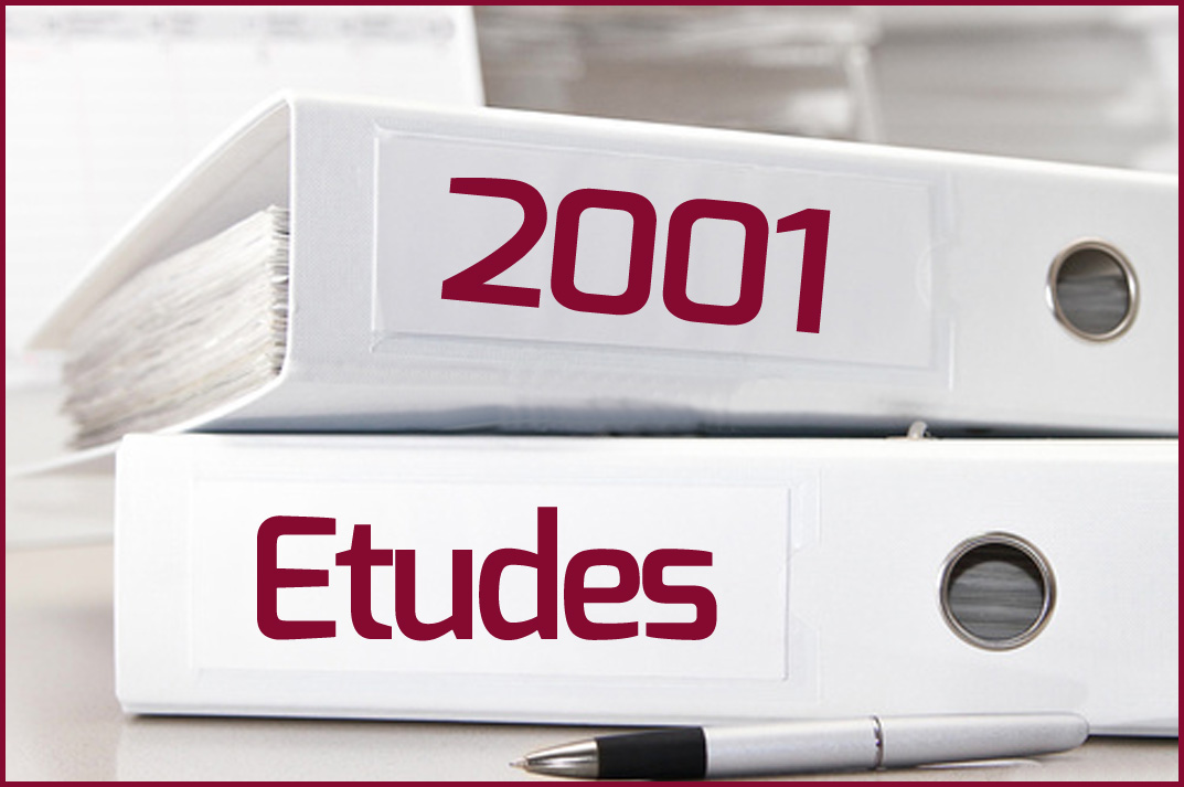 Etudes 2001