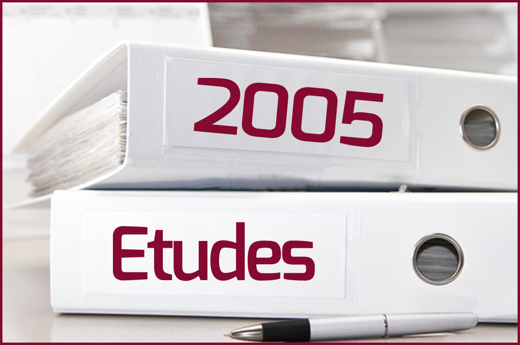 Etudes 2005