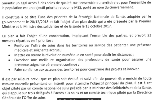 Une charte pour lutter contre les déserts médicaux !